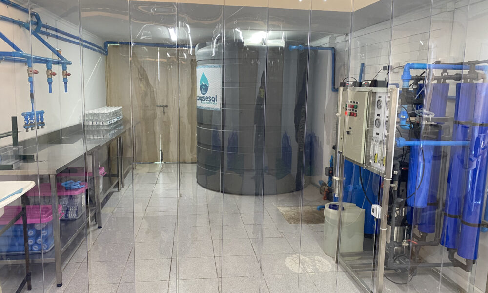 agua purificada